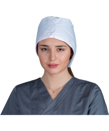 Alezi Σκουφάκι Χειρουργείου Unisex σε Λευκό Χρώμα