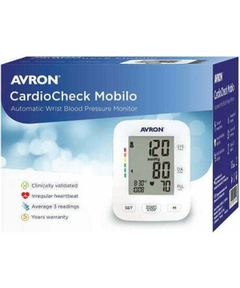 AVRON CardioCheck Mobilo Πιεσόμετρο Καρπού με ανίχνευση αρρυθμίας