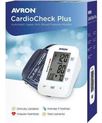 AVRON CardioCheck Plus Ηλεκτρονικό Πιεσόμετρο Μπράτσου με ανίχνευση αρρυθμίας