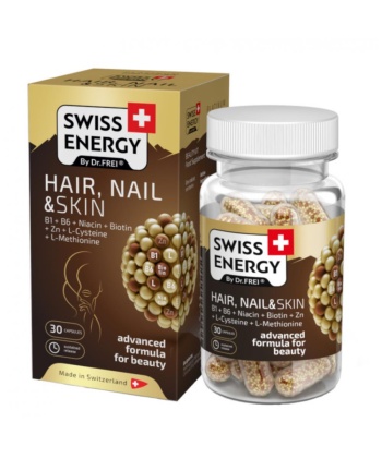 Βιταμίνη Hair, Nail and Skin (30 κάψουλες) Swiss Energy