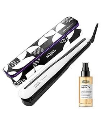 Steampod 3.0 | Limited Vintage Edition | Professional Hair Straightener 2-in-1 | Steam Technology | Multi Benefits 10-in-1 Absol