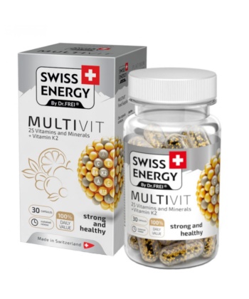 Βιταμίνη Multivit (30 κάψουλες) Swiss Energy
