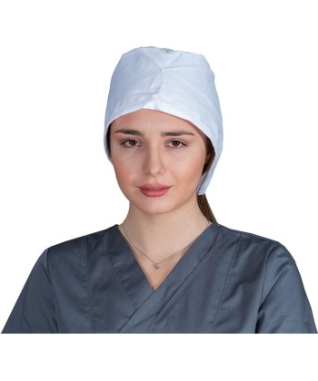 Alezi Σκουφάκι Χειρουργείου Unisex σε Λευκό Χρώμα