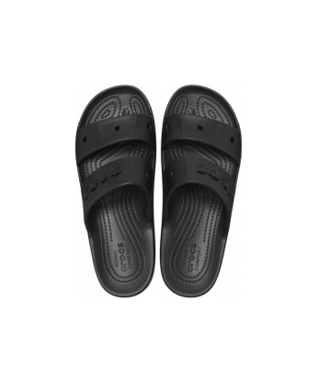 Crocs208188-001 Baya Σαγιονάρες με Πλατφόρμα σε Μαύρο Χρώμα