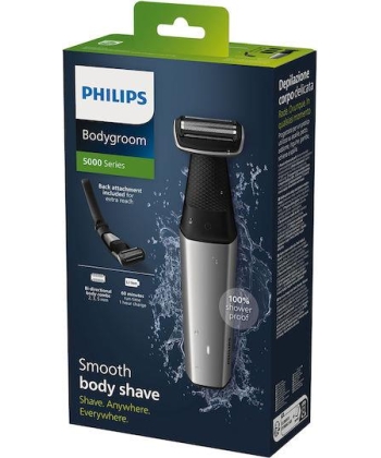 Philips Bodygroom Series 5000 BG5021/15 Foil Ξυριστική Μηχανή Σώματος Επαναφορτιζόμενη