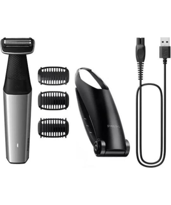 Philips Bodygroom Series 5000 BG5021/15 Foil Ξυριστική Μηχανή Σώματος Επαναφορτιζόμενη