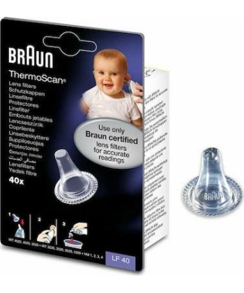 Braun Αξεσουάρ Ωτοσκοπίων Thermoscan LF40 Ανταλλακτικά Φίλτρα μιας Χρήσης 40τμχ