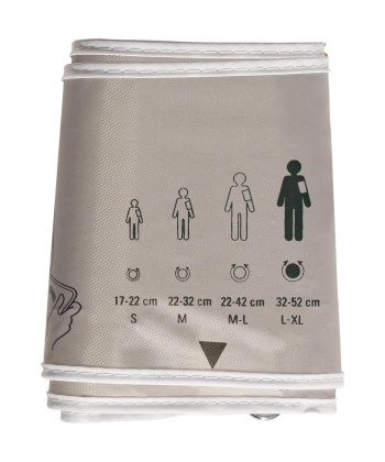 Microlife Περιχειρίδα Wide Range Soft L-XL(32-52 cm) Γκρι Microlife